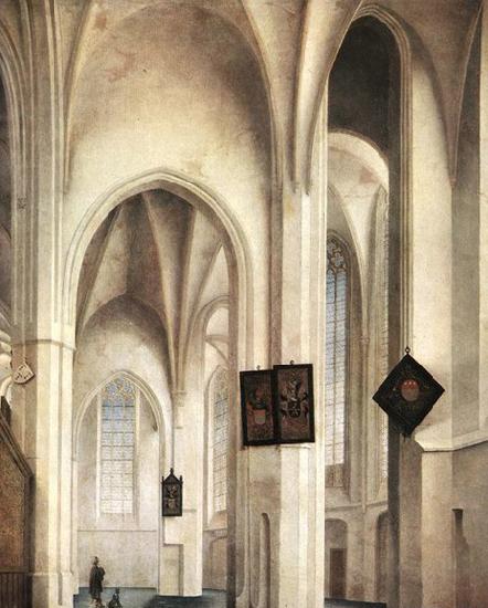SAENREDAM, Pieter Jansz Interior of the St Jacob Church in Utrecht oil painting picture